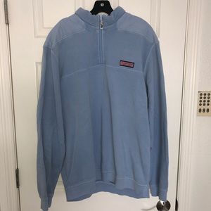Vineyard Vines Blue Quarter Zip Jacket